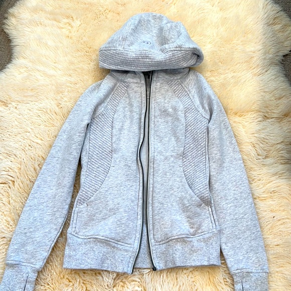 lululemon athletica Tops - Lululemon athletic gray zip up hoodie